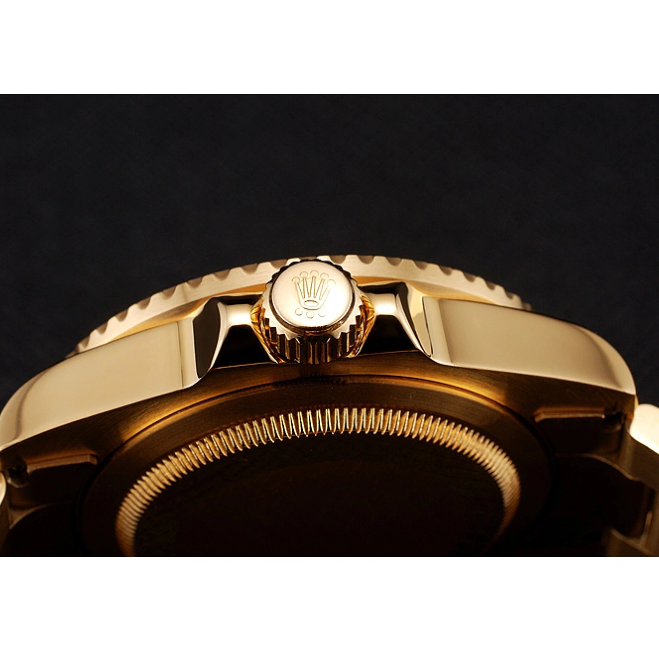 Aaa replica watch Bracelet Gold II Black Bezel Swiss 1453749 GMT Case Dial Rolex Gold And Master 0725